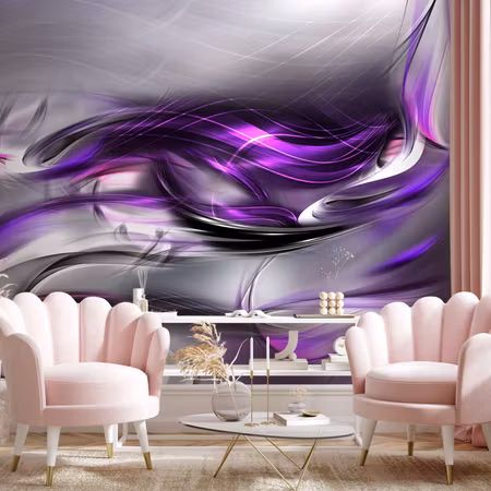 Fototapet - Purple Swirls