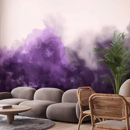 Fototapet - Watercolour Variation Violet