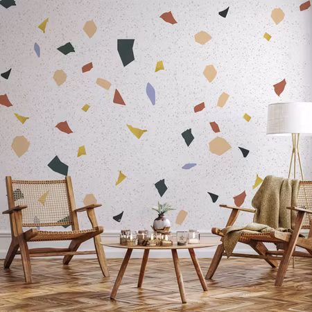 Fototapet - Subtle Terrazzo Pattern