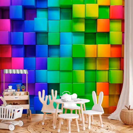 Fototapet - Colourful Cubes