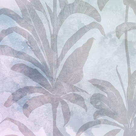 Rund fototapet - Misty tropics