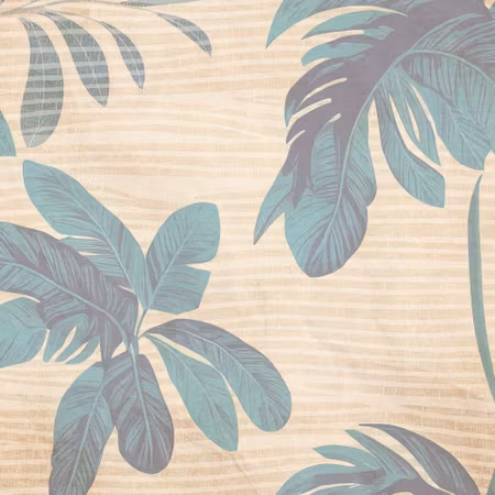 Rund fototapet - Misty tropics
