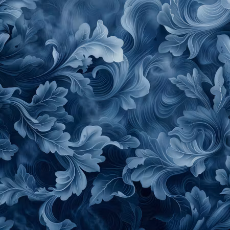 Rund fototapet - Dense dark blue abstract