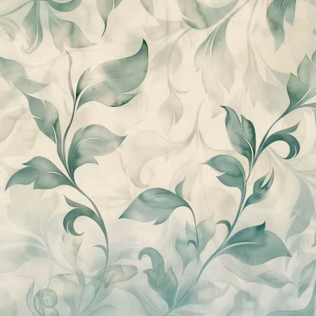 Rund fototapet - Watercolour green and beige