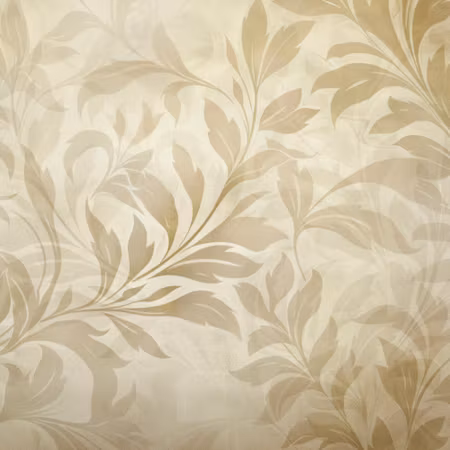 Rund fototapet - Sand leaves and vines