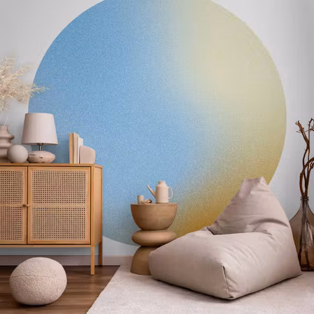 Rund fototapet - Energetic gradient gradient in