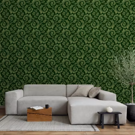 Tapet - Evening green