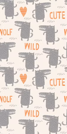 Tapet - Cute wolf