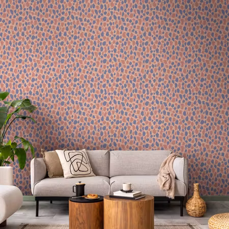 Tapet - Giraffe pattern colorful animal pattern in