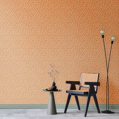 Tapet - Tiny dots optimistic pattern in peach
