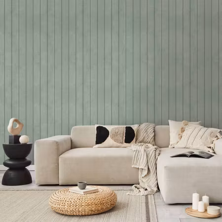 Tapet - Delicate wood vertical stripes in a pastel