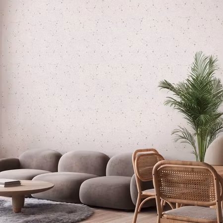 Tapet - Star map delicate constellations in warm