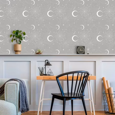 Tapet - Cosmic fireworks elegant pattern with