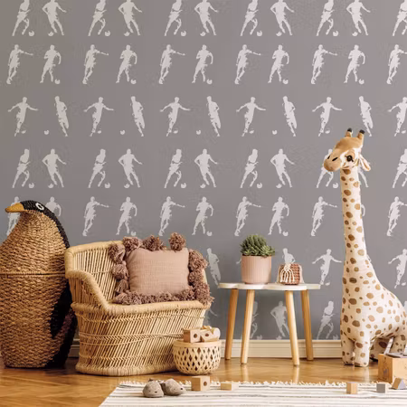 Tapet - Sports silhouettes dynamic figures of