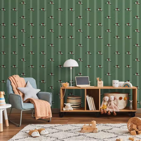 Tapet - Sports whistles repeating pattern on a
