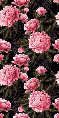 Tapet - Sumptuous flowers