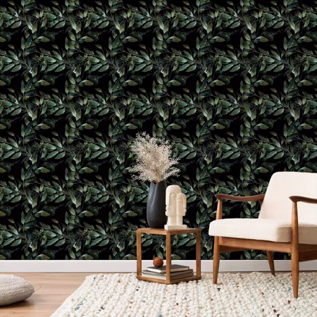 Tapet - Winged green