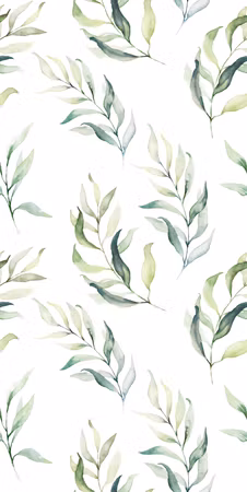 Tapet - Dancing green