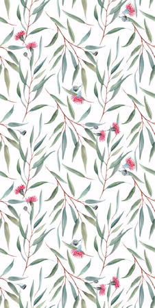 Tapet - Pink flower buds