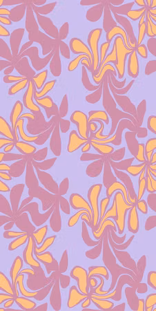 Tapet - Exotic two-tone flowers flowers in purple