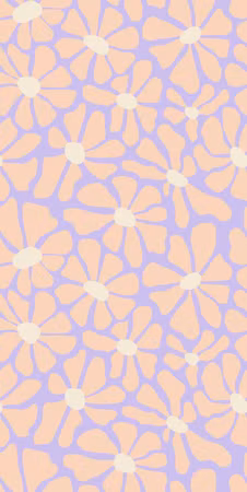 Tapet - Cute light-beige little flowers small