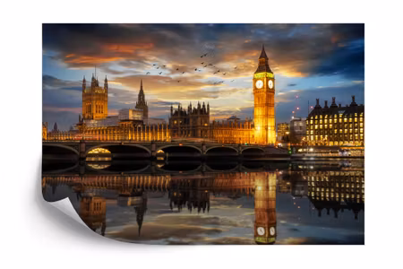 Fototapet - London at night