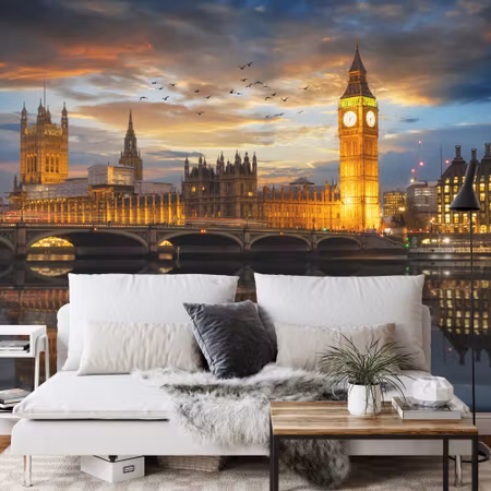 Fototapet - London at night
