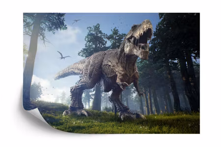 Fototapet - Tyrannosaurus in the forest