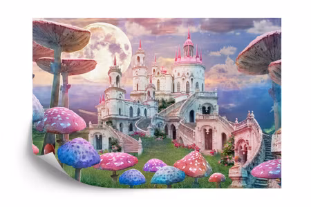 Fototapet - Castle in fantastic land