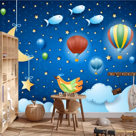 Fototapet - For children magic night