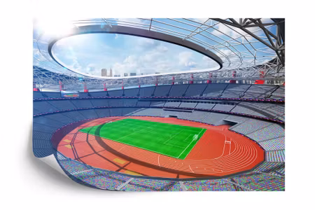 Fototapet - Football stadium
