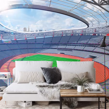 Fototapet - Football stadium