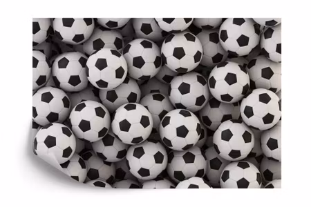 Fototapet - Sports soccer ball