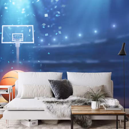 Fototapet - Basketball in the stadium