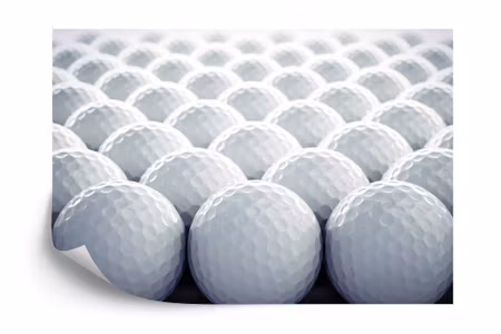 Fototapet - 3D golf balls
