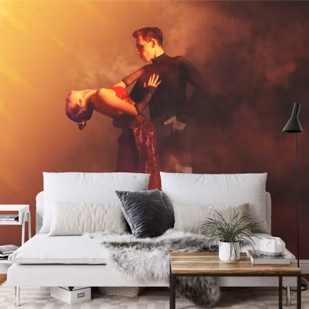 Fototapet - Couple dancing tango
