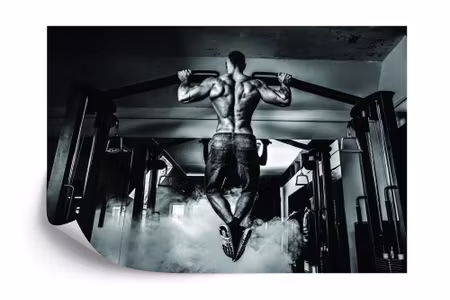 Fototapet - Bodybuilder during