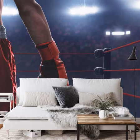 Fototapet - Boxer in the ring