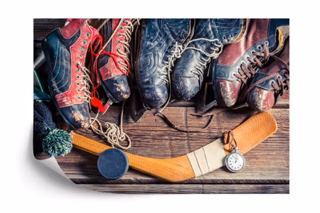 Fototapet - Hockey skates
