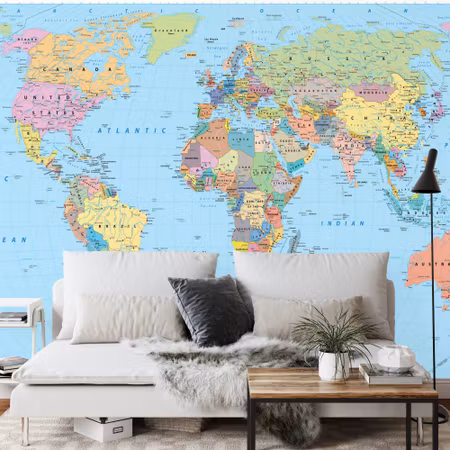 Fototapet - World map