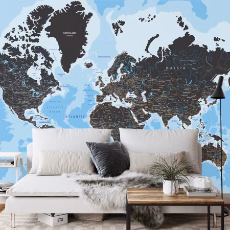 Fototapet - World map