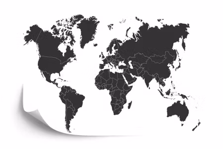 Fototapet - World map