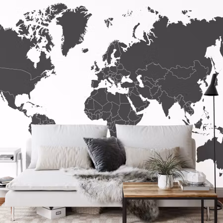 Fototapet - World map