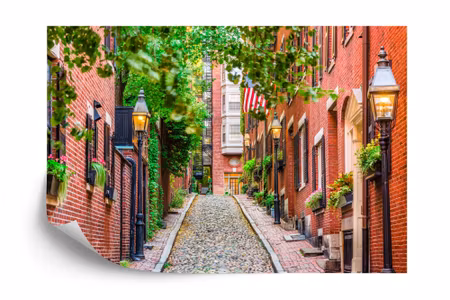 Fototapet - Alley town