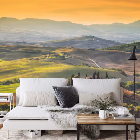 Fototapet - Landscape field 3D