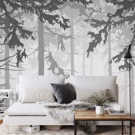Fototapet - Forest trees