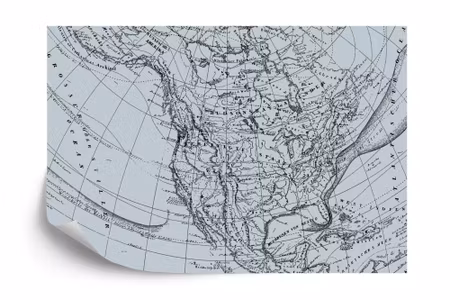 Fototapet - Old map