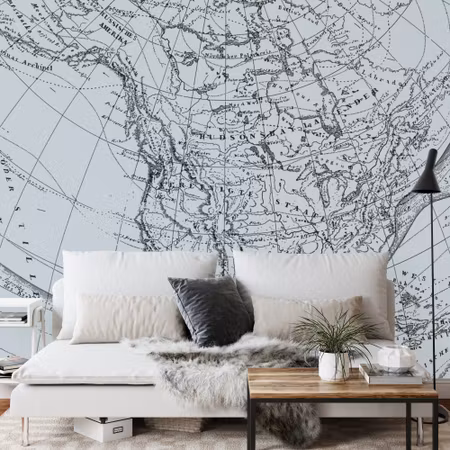 Fototapet - Old map