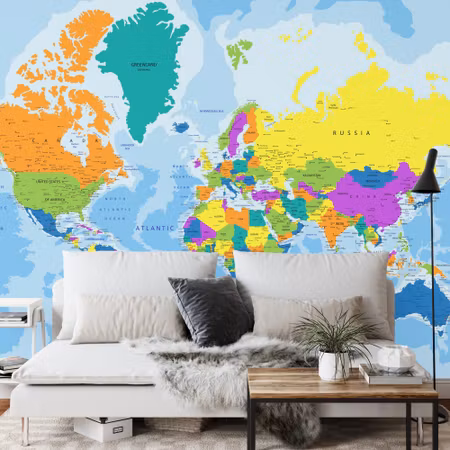 Fototapet - World map