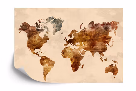 Fototapet - World map
